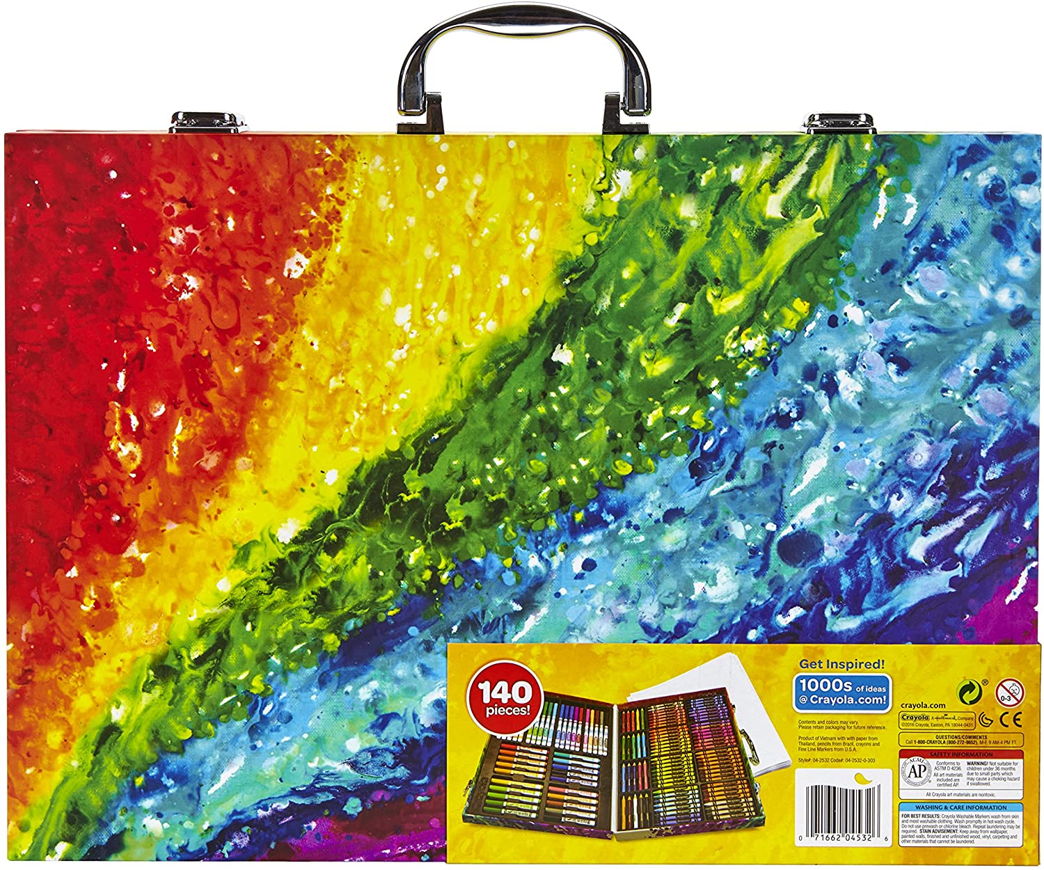 Crayola 140-Piece Inspiration Art Case for Kids - Crayons, Markers and  Pencils